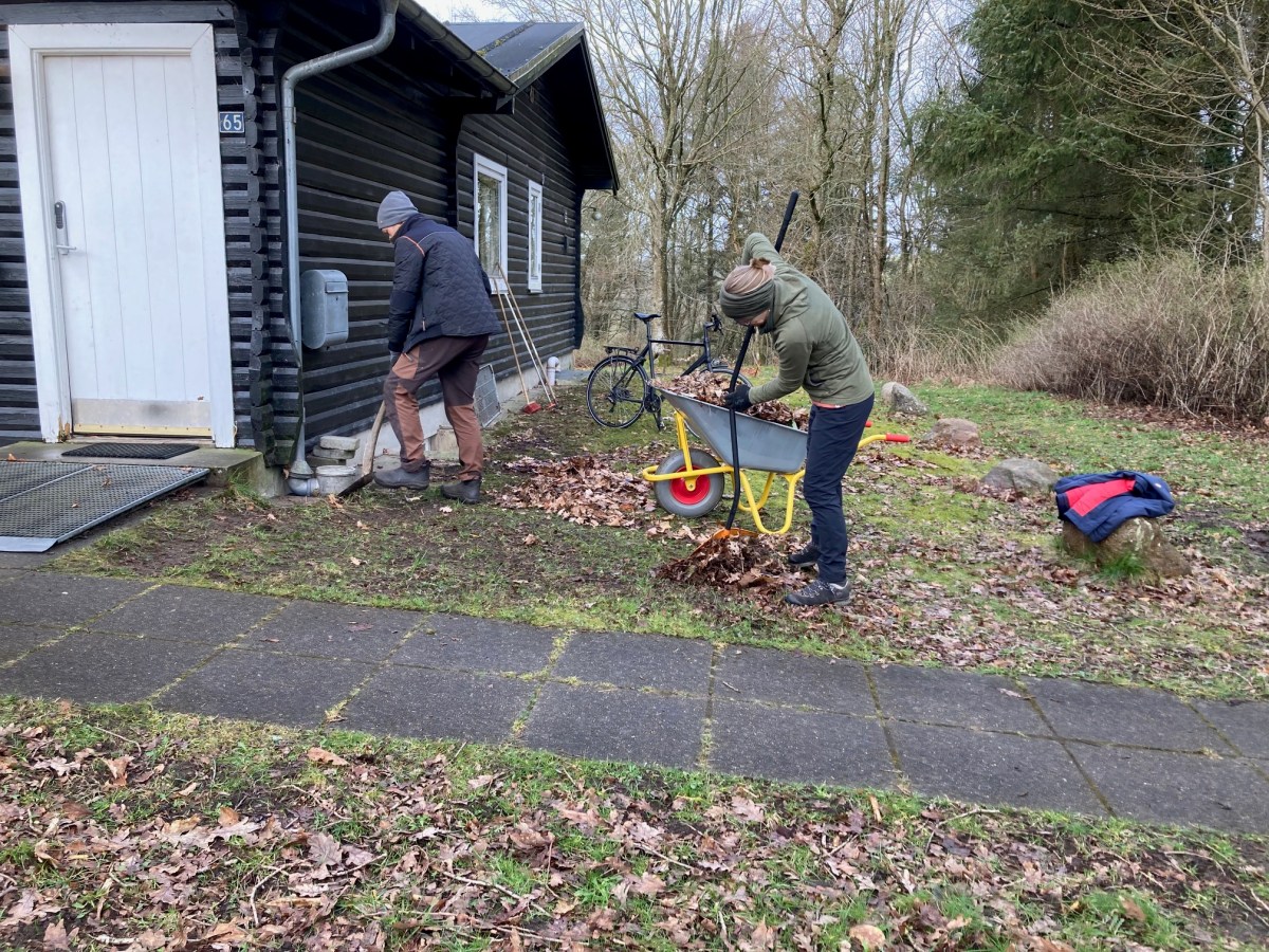 Forårsklargøring af Ravnsbjerghus d. 8.&nbsp;marts